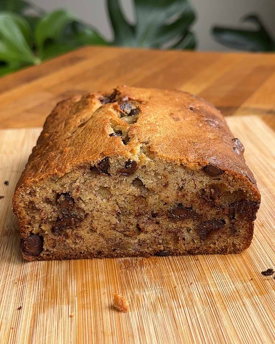 One bowl choc chip banana bread im a foodie