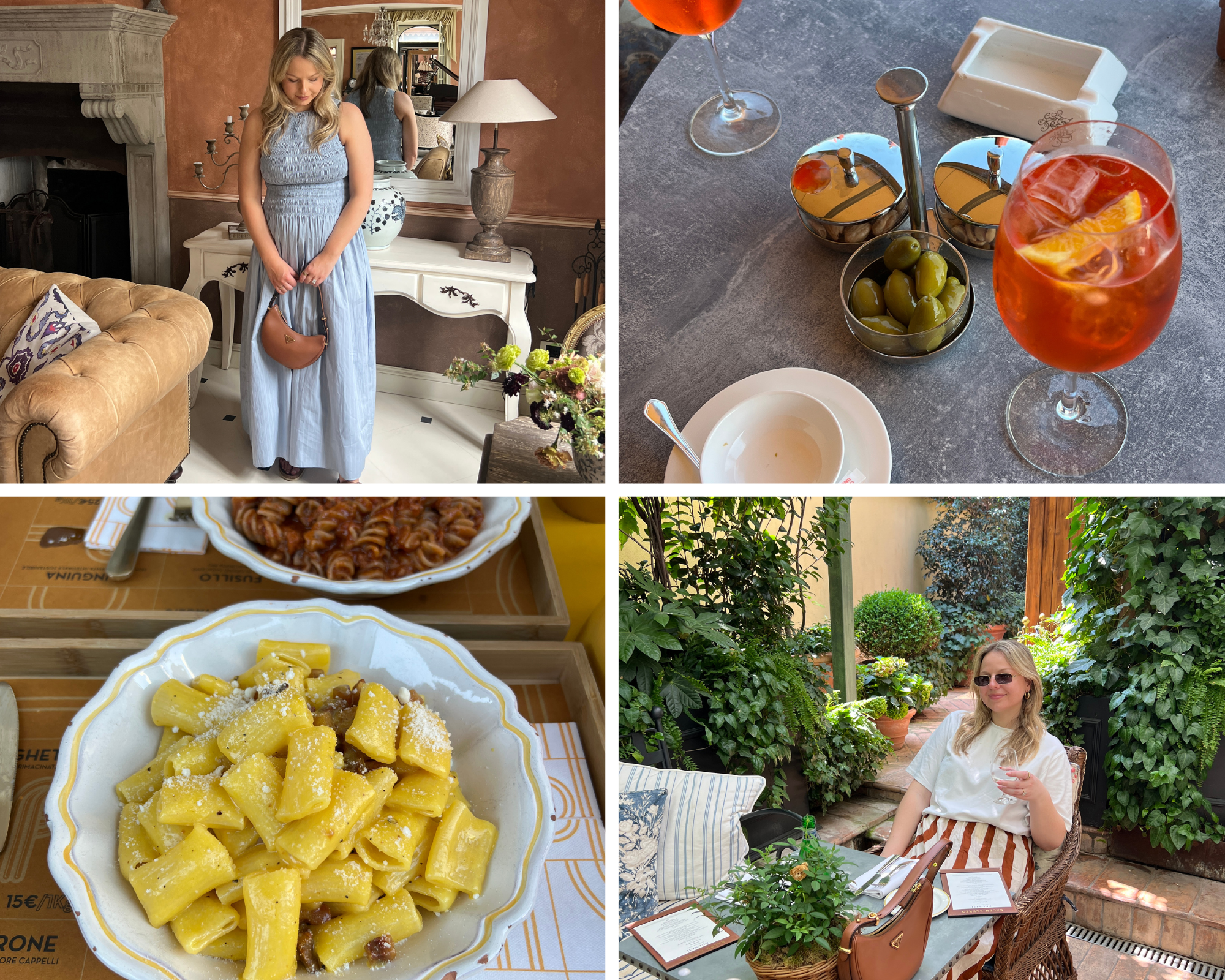 sezzy travelling Italy eating pasta